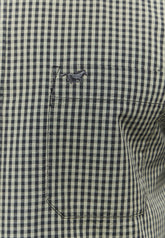 Mustang Chester Gingham Męska Koszula w Kratę na Guziki Elegancka Green Check 1015613 12636